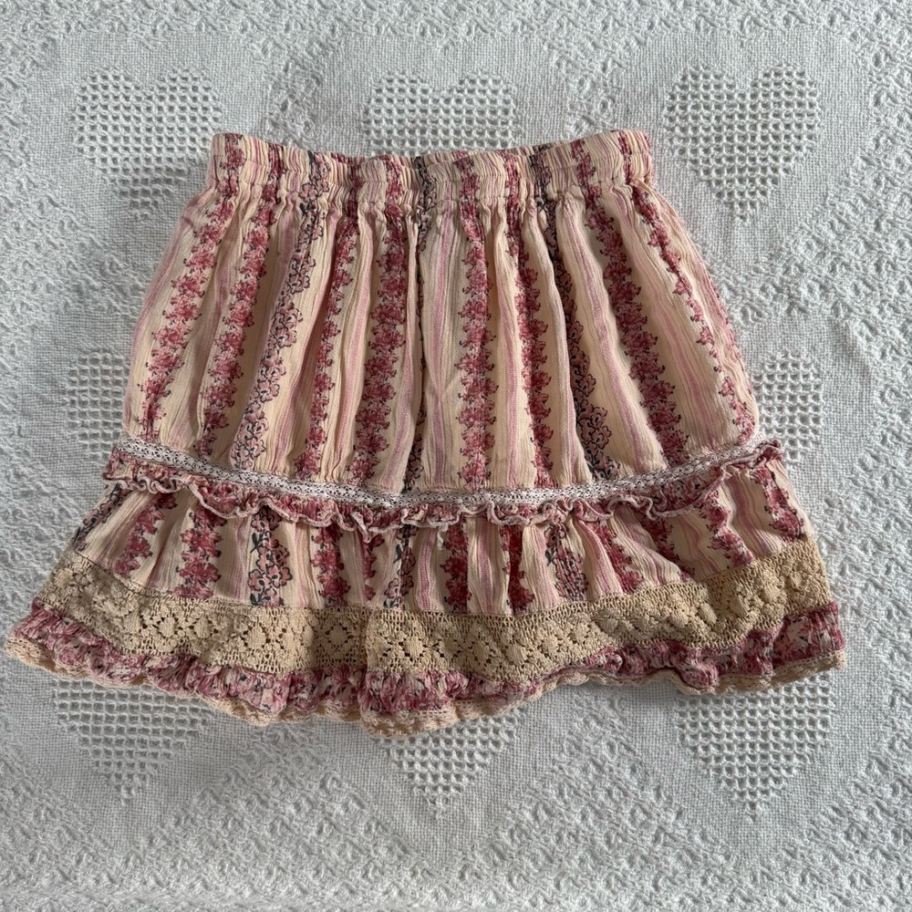 Angie Cottagecore Mini Skirt (S)